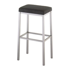 Amisco - Bradley Backless Stool, 26" - Bar Stools and Counter Stools