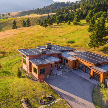 Standing Seam Roofing in Dark Bronze