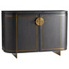 Edmondson Cabinet, Antique Brass, Oak Veneer, Brass, 50.5"W (5599 3JRXT)