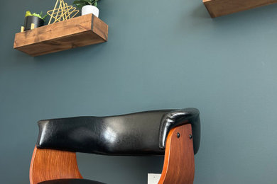 Example of a home office design in Other