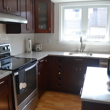 Cognac Shaker Kitchen