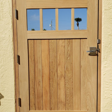 Garden and Pedestrian Wood Gates .