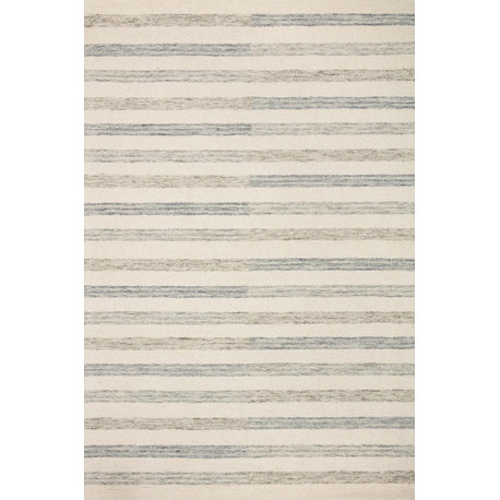 Chris Loves Julia x Loloi Chris Ivory / Slate 11'-6" x 15' Area Rug