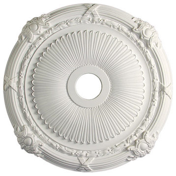 MD-7086 Ceiling Medallion, Piece, White