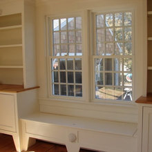 Window seat bookcase