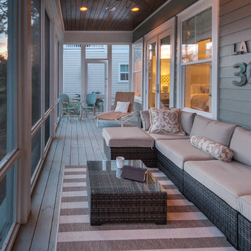 Beach Style Porch