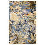 KAS - KAS Sparta 3180 Ocean Paradise Area Rug, 8'6"x11'6" - Our Sparta Collection is an exclusively designed line of hand-tufted carpets with an antique finish. These rugs are made in China using high density Chinese wool. Classic and new designs in floral and other styles have been constructed using current color trends. These rugs are finished with a vintage vegetable-dyed look and abrash effect. The combination of fresh colors, striking design and a rustic finish gives this collection unique trend-setting characteristics.
