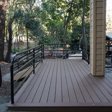 Burned Deck Rebuild with Trex Decking – Carmichael, CA