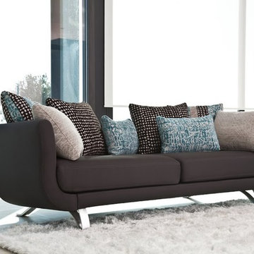 Lexus Custom Fabric Modern Sectional Sofa by Famaliving
