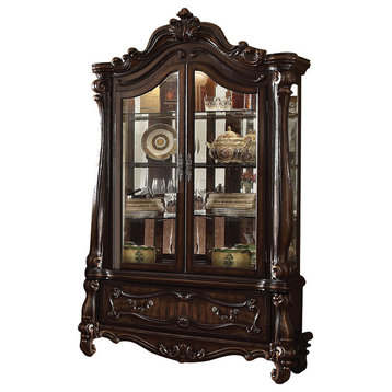 Acme Versailles Curio, Cherry Oak 61158