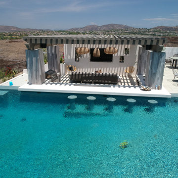 Outdoor Entertainment and Massive Pool
