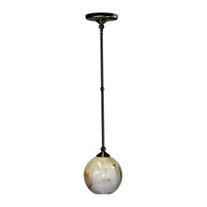 Natural Stone Onyx Pendant Lighting Houzz Marvel Lighting Llc Large Onyx Orb Mini Pendant Espresso Bronze