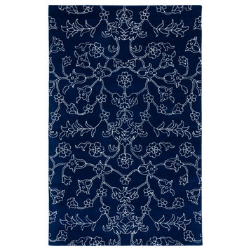 Safavieh Fifth Avenue Collection FTV135N Rug, Navy/Ivory, 8' X 10'