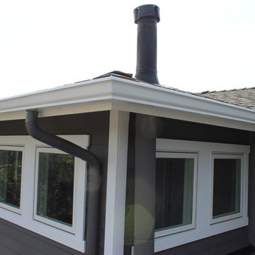 Rain Gutters in Culver City, K-Style Seamless Aluminum with Round Downspouts