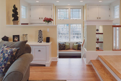 Inspiration for a timeless family room remodel in Milwaukee