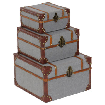 Traditional Gray Wooden Box Set 54070