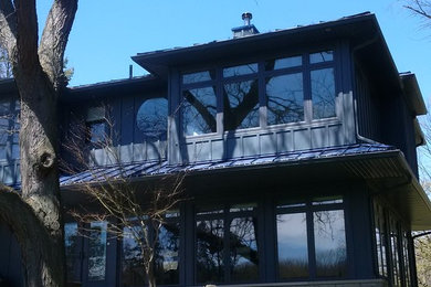 Example of a minimalist exterior home design in Toronto