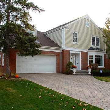 Park Ridge, IL James Hardie Siding Remodel Monterey Taupe Colonial