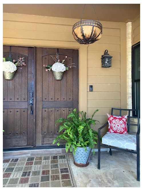 Ideas On How To Brighten Very Dark Front Porch