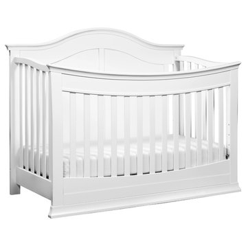 DaVinci Meadow 4-in-1 Convertible Crib With Toddler Bed Conversion Kit in White