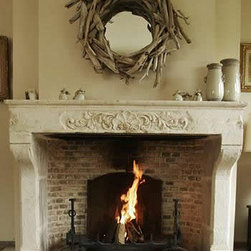 Firebox Stone inserts Herringbone & More (Mediterranean Style) - Indoor Fireplaces