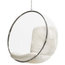 Aarnio original Hanging Bubble Chair, Ivory Leather Cushion