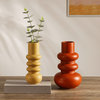 Safavieh Theissa Ceramic Vase, Orange/Pale Yellow