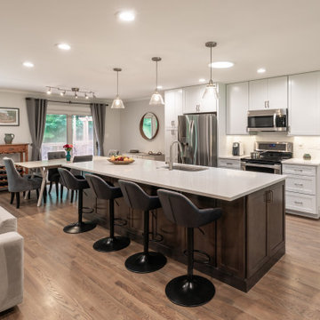 Beautifully Redesigned Kitchen and Dining Area in Fairfax VA