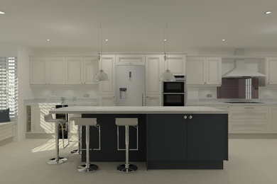 Mr & Mrs Jennings Contemporary Traditional 3D Kitchen Design