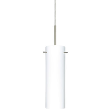 Besa Lighting 1BT-493007-LED-SN Copa - One Light Cord Pendant with Flat Canopy