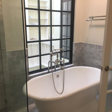Complete master bathroom remodeling in Pacific Palisades.