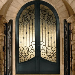 Arched Double Doors - Front Doors