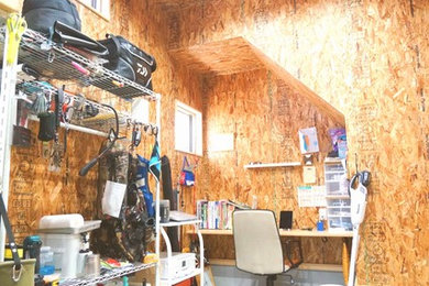 モダンスタイルのおしゃれなホームオフィス・書斎の写真