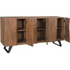 Coast to Coast Imports Sequoia Sideboard, Light Brown 79715