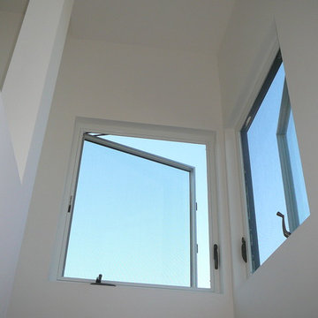 Corner Window at Stair Landing
