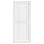 In & Out Home Products - Barn Door White 2-Panel 83.5 in. x 36 in., 83.5x36 - Add more space a unique design to your room with our classic 2-Panel designed barn doors. Doors are finished and ready to be painted or hung as is to fit your room. Doors are pre-drilled to fit our hardware (not included).