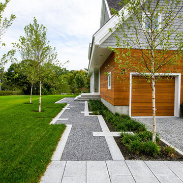 Fish Brook Overlook - Granite and Natural Stone Pool Terrace and Gunite Lap Pool