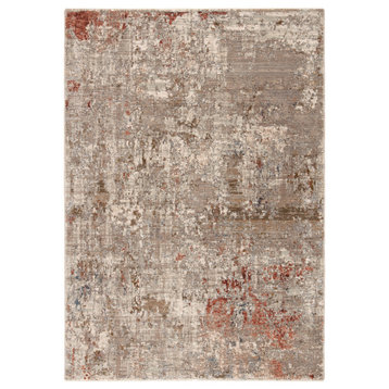 Jaipur Living Marzena Abstract Tan/Rust Area Rug, 4'x6'