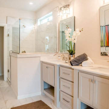 Warm Crystal Touches, Bathroom Remodel in San Lorenzo, CA