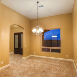 Dining Room with Hanging Chandelier - Products