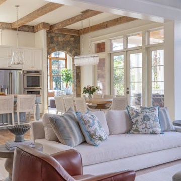 NC Interior Design — Coastal Whole-Home in Warm Naturals