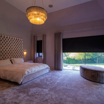 Luxury Bedroom with Curtains and Blackout Blinds