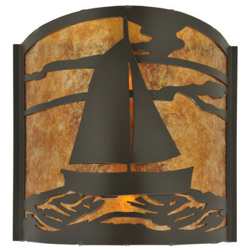 12W Sailboat Wall Sconce