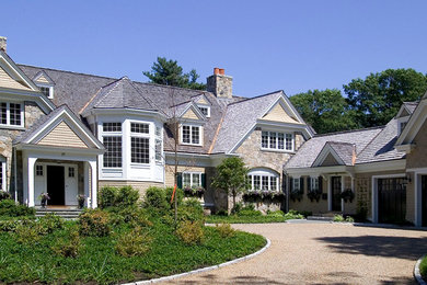 Inspiration for a timeless exterior home remodel in Boston