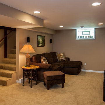 South Minneapolis Traditional Basement + Bathroom Remodel Project 2738-1