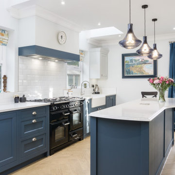 Blue In Frame Family Kitchen extension in Penarth