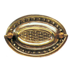Oval Plate Handles - Cabinet And Drawer Handle Pulls