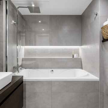 Мансардная двухуровневая квартира в скандинавском стиле