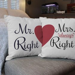 Love and Relationship Throw Pillows - Decorative Pillows