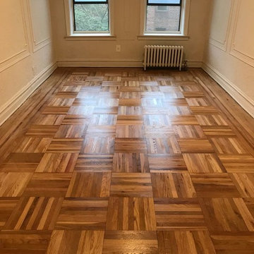 Reviving 15 year old #parquet #floors